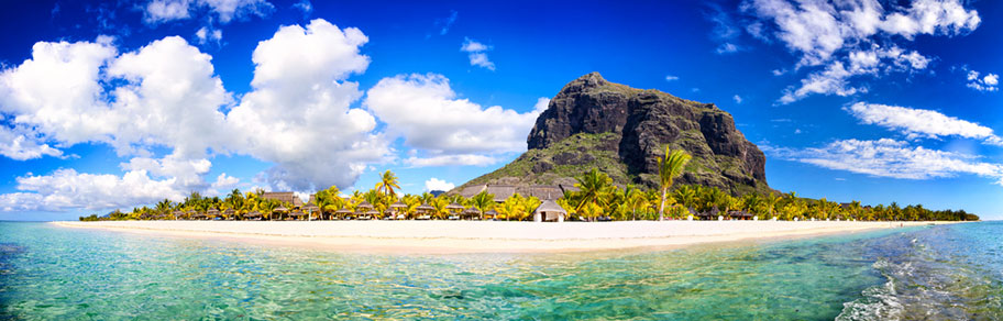 Insel Mauritius - Das Tropenparadies Mauritius Insel Aerial View Schönheit Tropeninsel